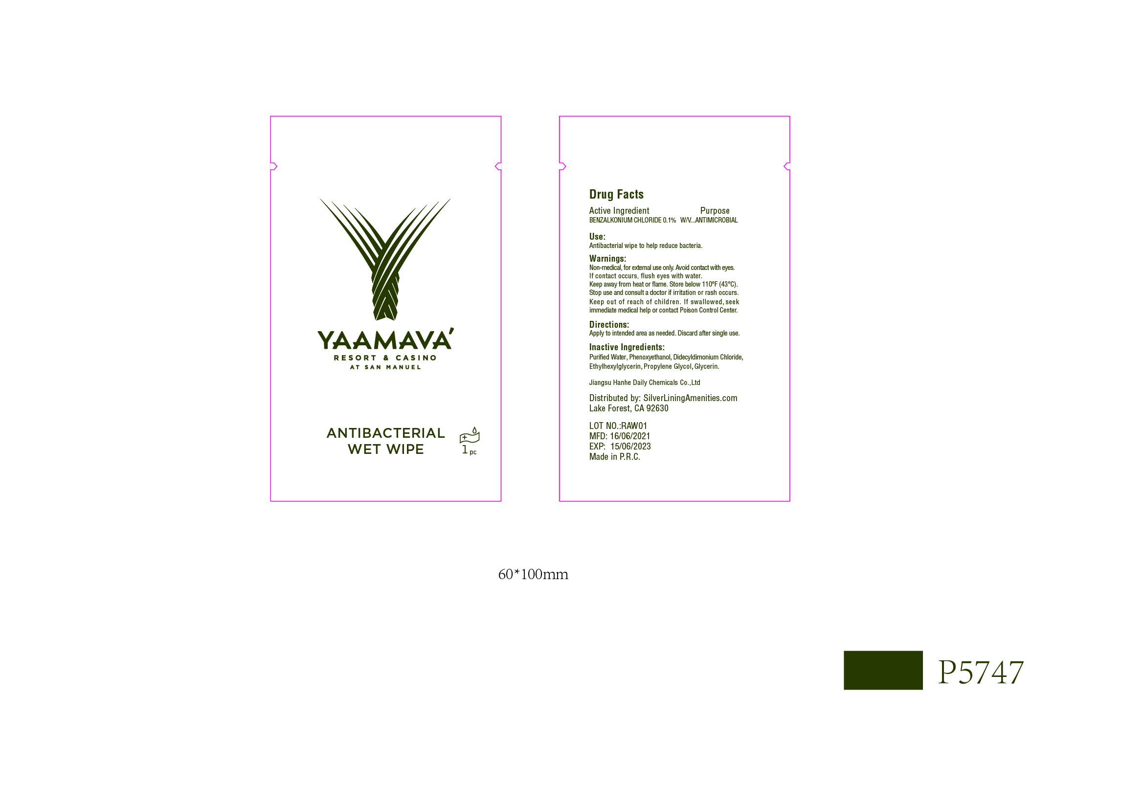 Pill image for 73027-217 yaamava wipe