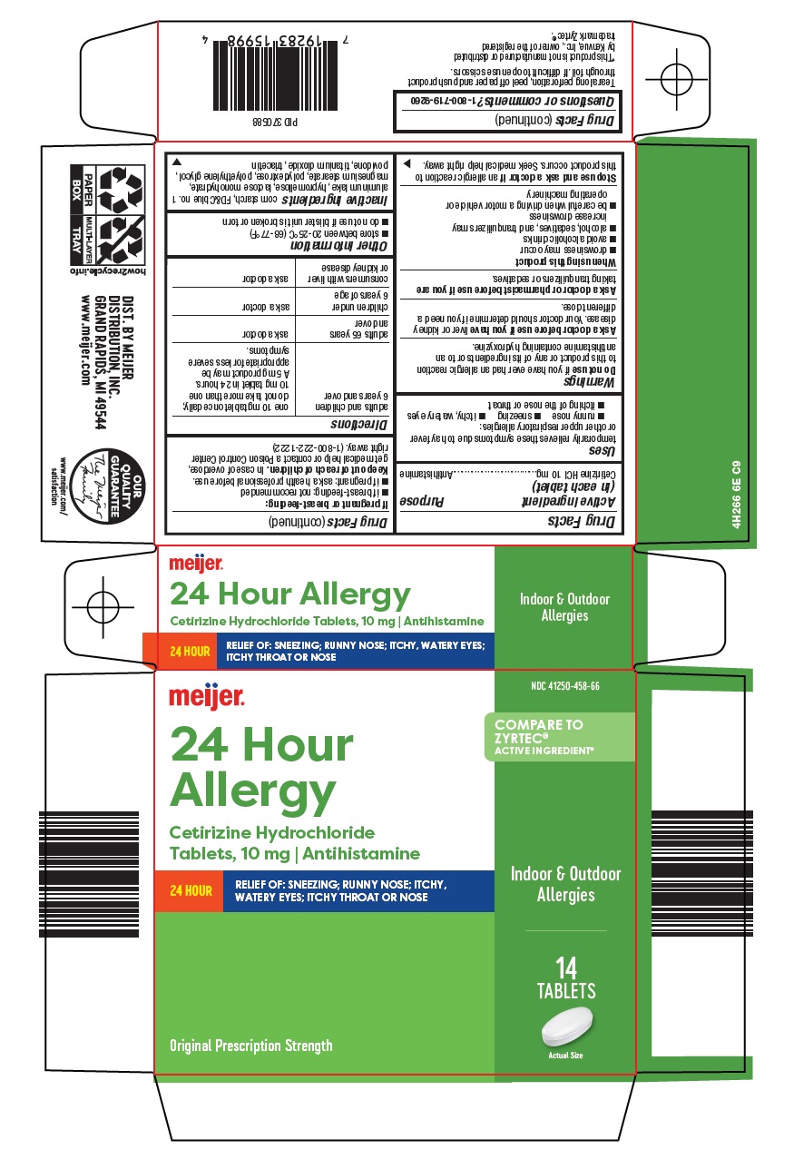 Pill image for Meijer Distribution, Inc. 24 Hour Allergy Drug Facts