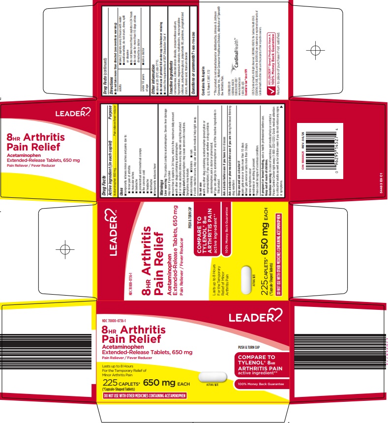 Pill image for Cardinal Health 8hr Arthritis Pain Relief Drug Facts