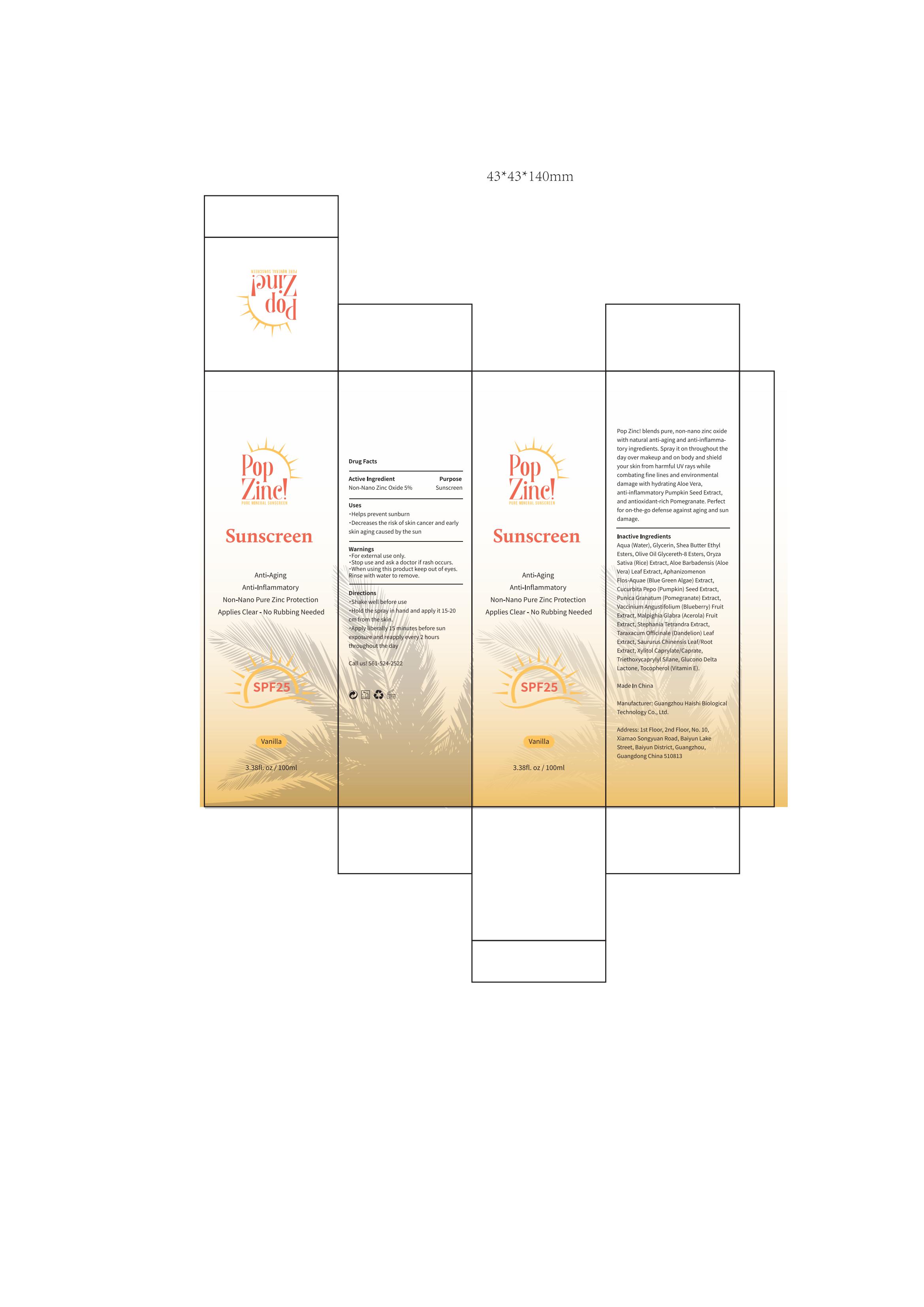 Pill image for Pop Zinc Sunscreen