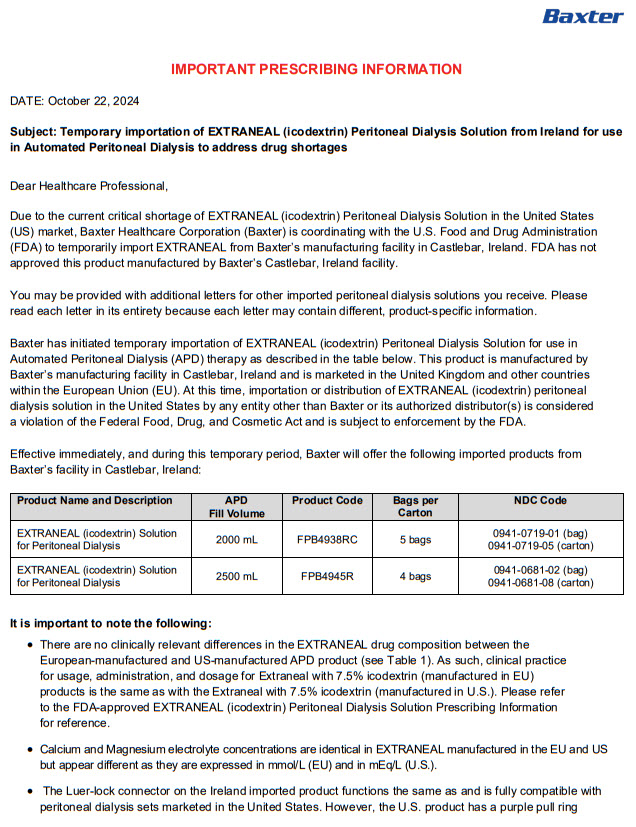 Pill image for Extraneal Solution For Peritoneal Dialysis