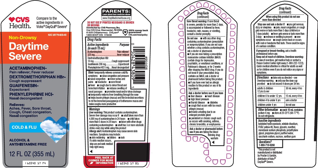 Pill image for Cvs Pharmacy, Inc. Severe Daytime Drug Facts