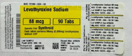 Pill image for Levothyroxine Sodium