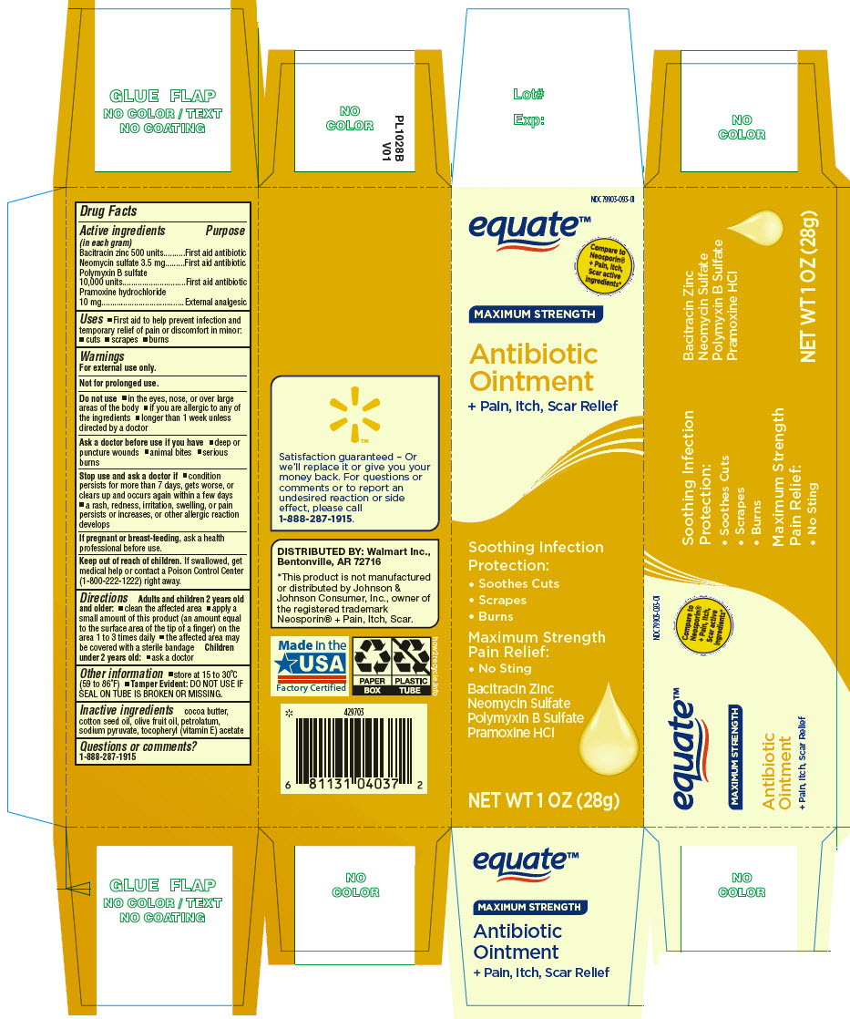Pill image for Equate™ Antibiotic Ointment Plus Pain, Itch, Scar Relief
