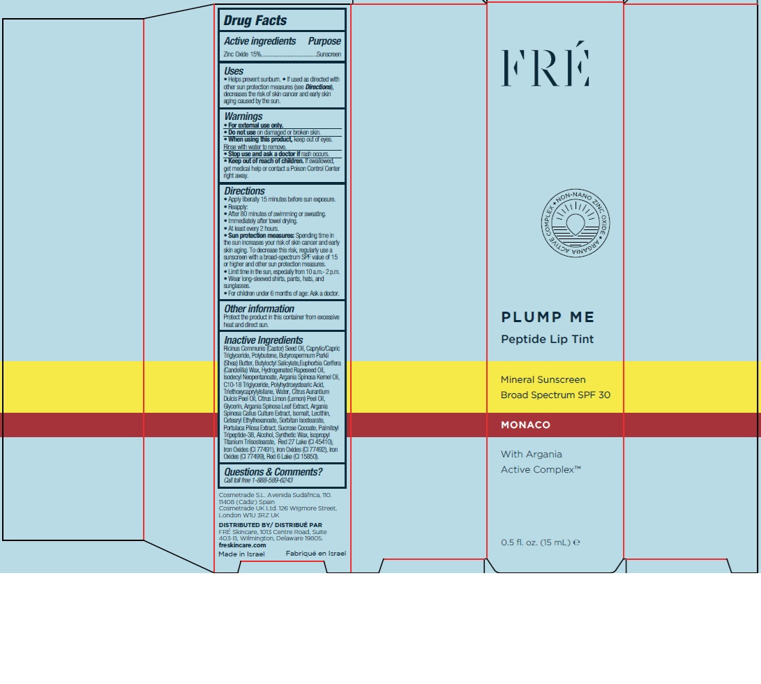 Pill image for Fre Plump Me Peptide Lip Tint Monaco Spf 30