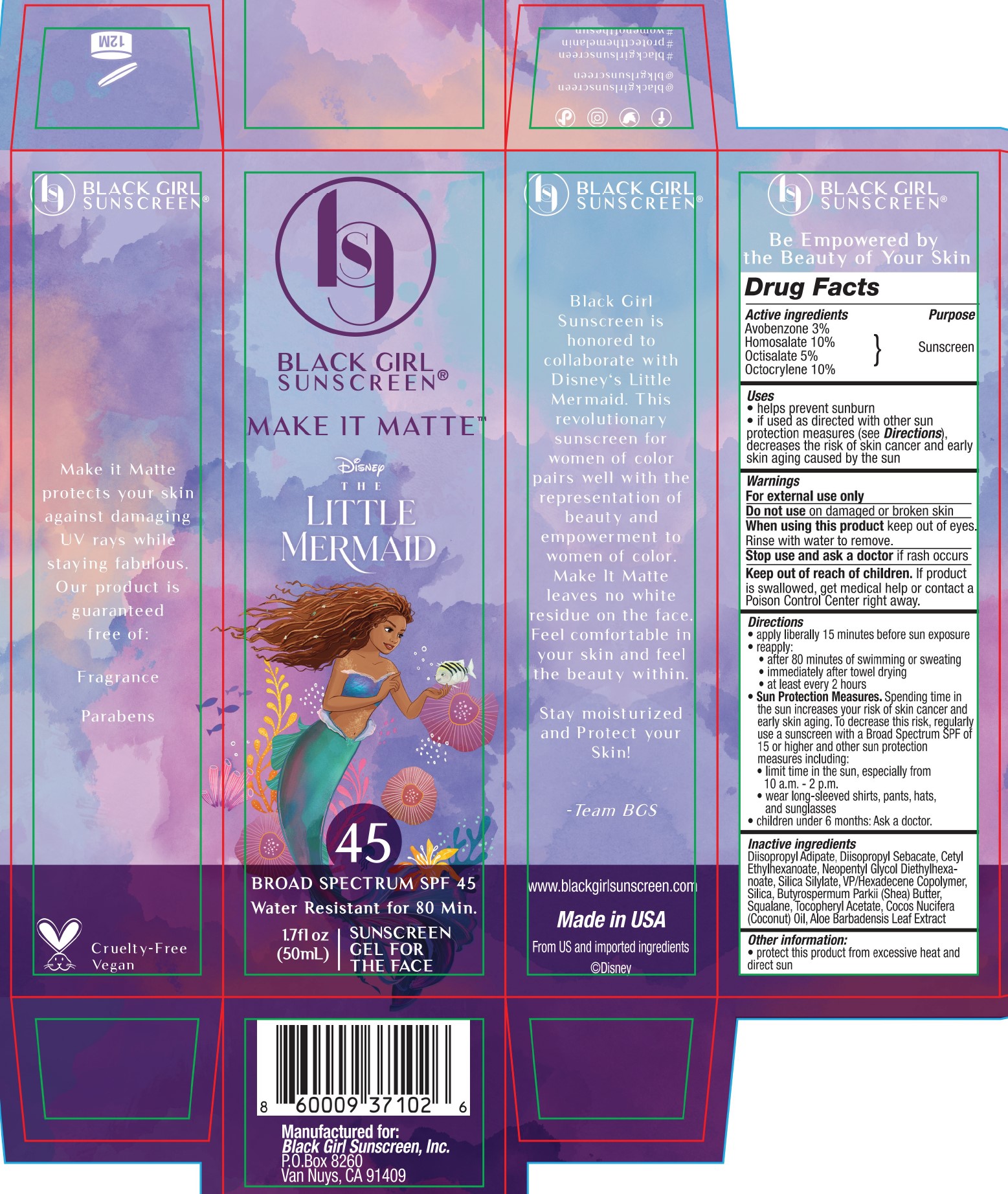 Pill image for Black Girl Sunscreen Broad Spectrum Spf 45 Ultra Sheer Sunscreen Gel