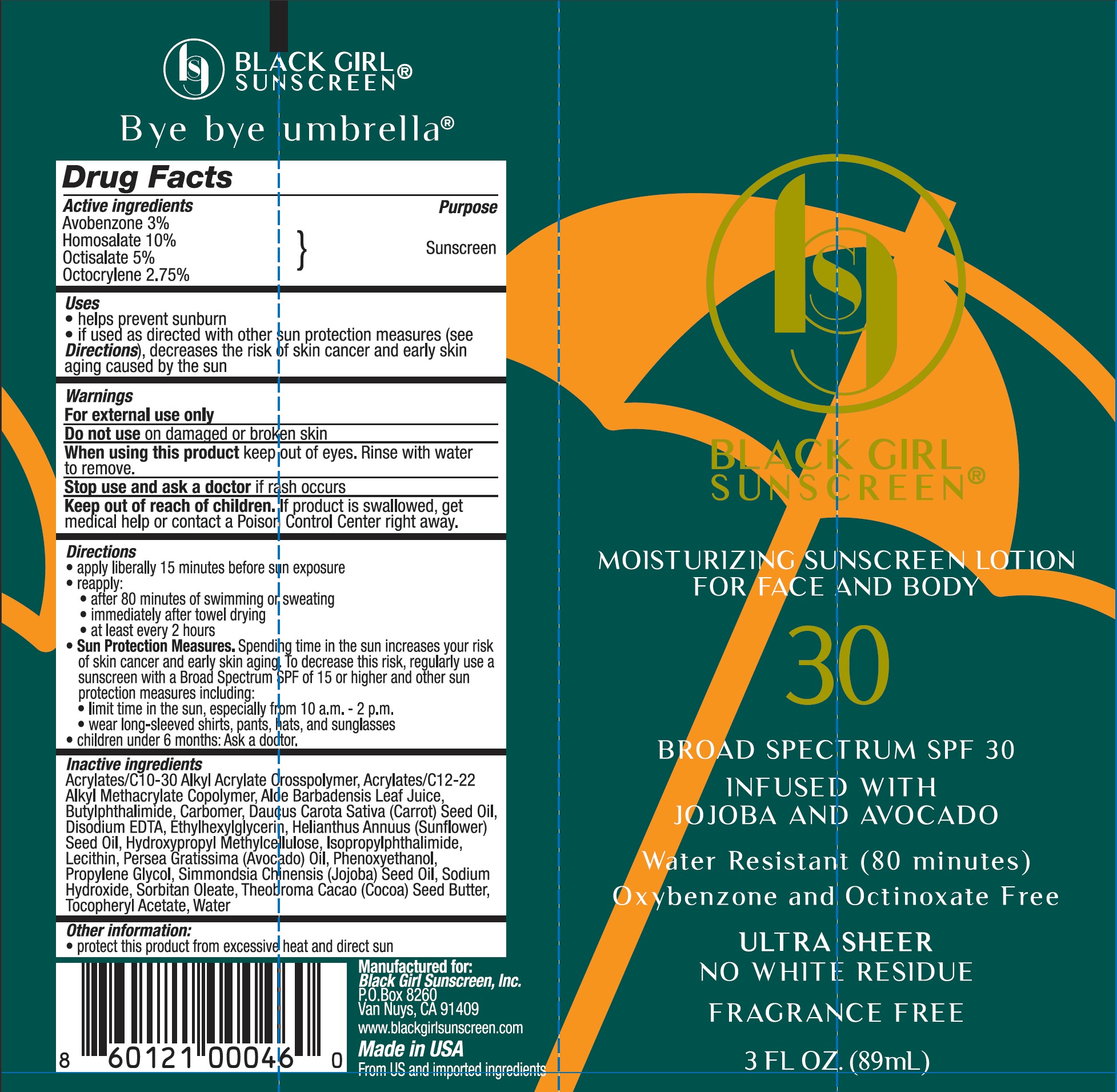 Pill image for Black Girl Sunscreen Broad Spectrum Spf 30 Ultra Sheer Lotion