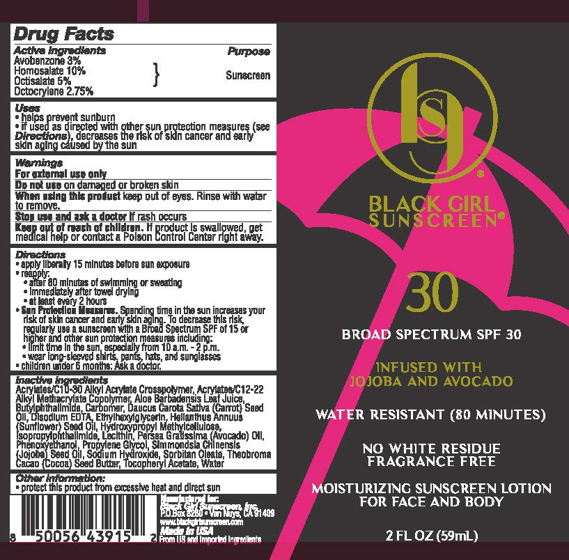 Pill image for Black Girl Sunscreen Broad Spectrum Spf 30 Ultra Sheer Lotion