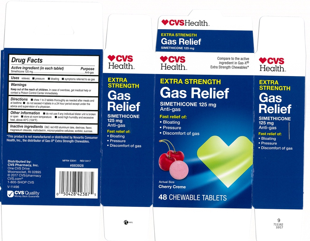 Pill image for extra strength gas relief 134chr