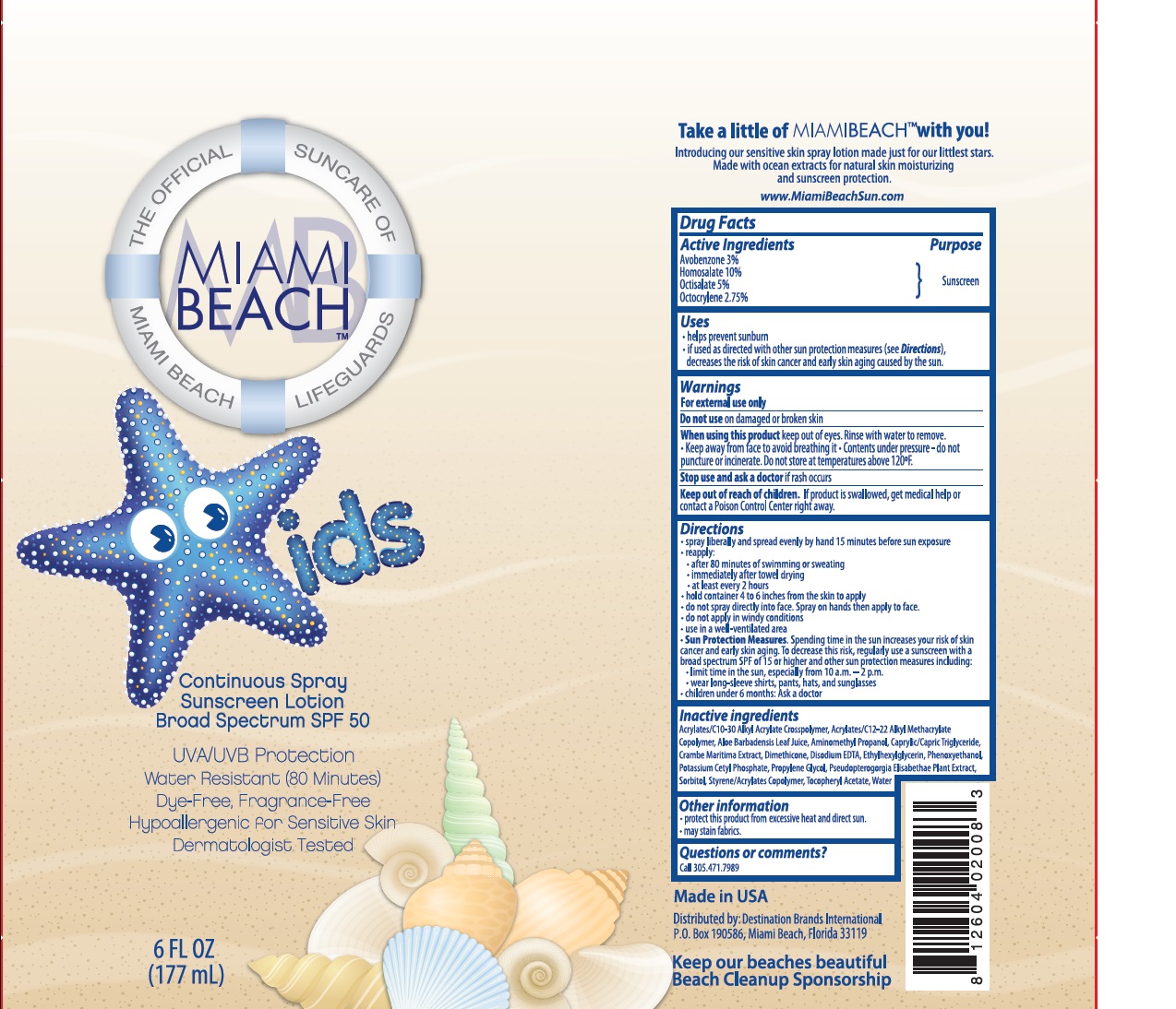 Pill image for Miami Beach Spf 50 Kids C/s Sunscreen