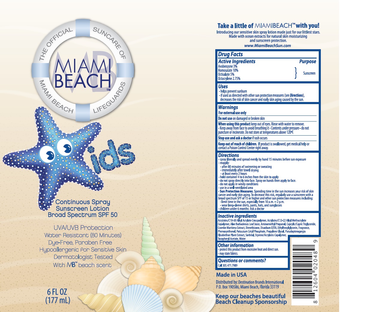 Pill image for Miami Beach Spf 50 Kids C/s Sunscreen