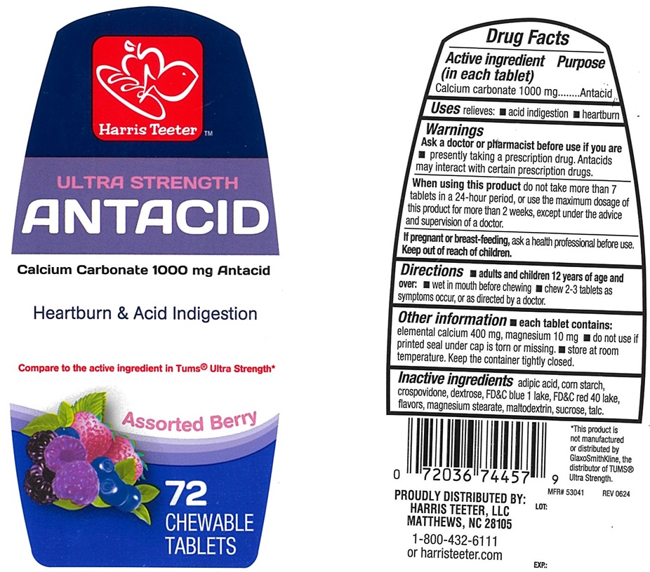 Pill image for Ultra Strength Antacid Assorted Berry 