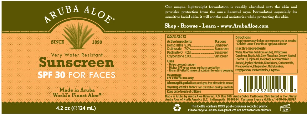 Pill image for Aruba Aloe Very Water Resistant Sunscreen Spf 30 For Faces