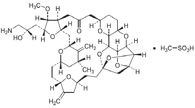 Pill image for These Highlights Do Not Include All The Information Needed To Use Eribulin Mesylate Injection Safely And Effectively. See Full Prescribing Information For Eribulin Mesylate Injection.  