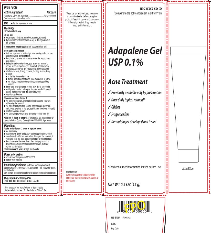 Pill image for Adapalene Gel Usp 0 1 Percent Ene