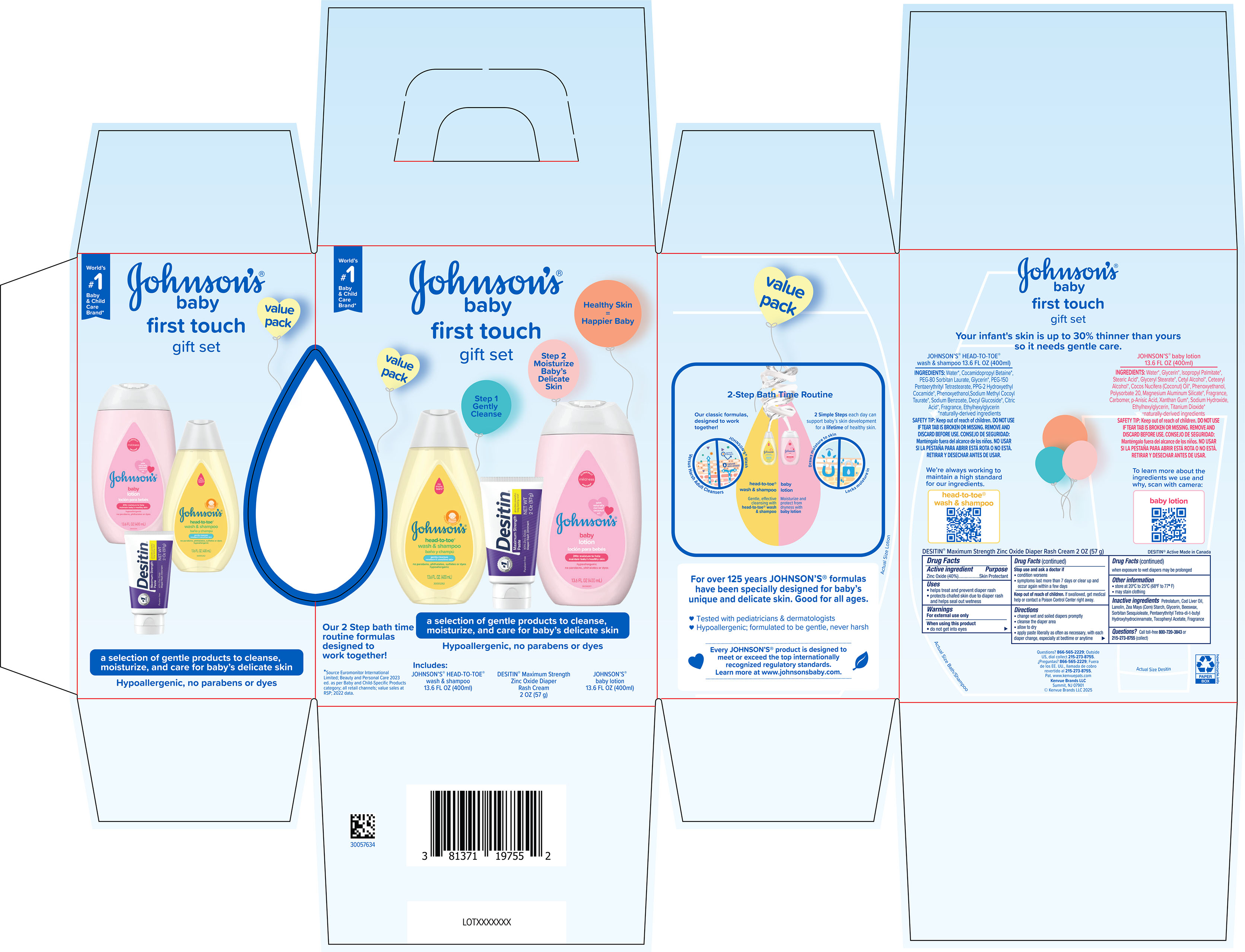 Pill image for Johnson's First Touch Baby Gift Set