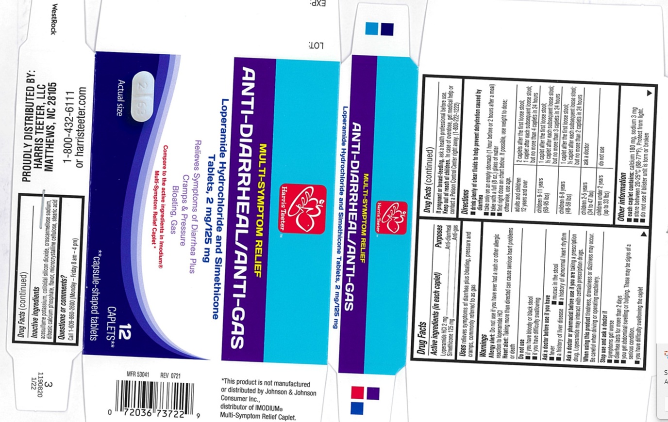 Pill image for Anti-diarrheal/ Anti-gas Multi-symptom Relief
