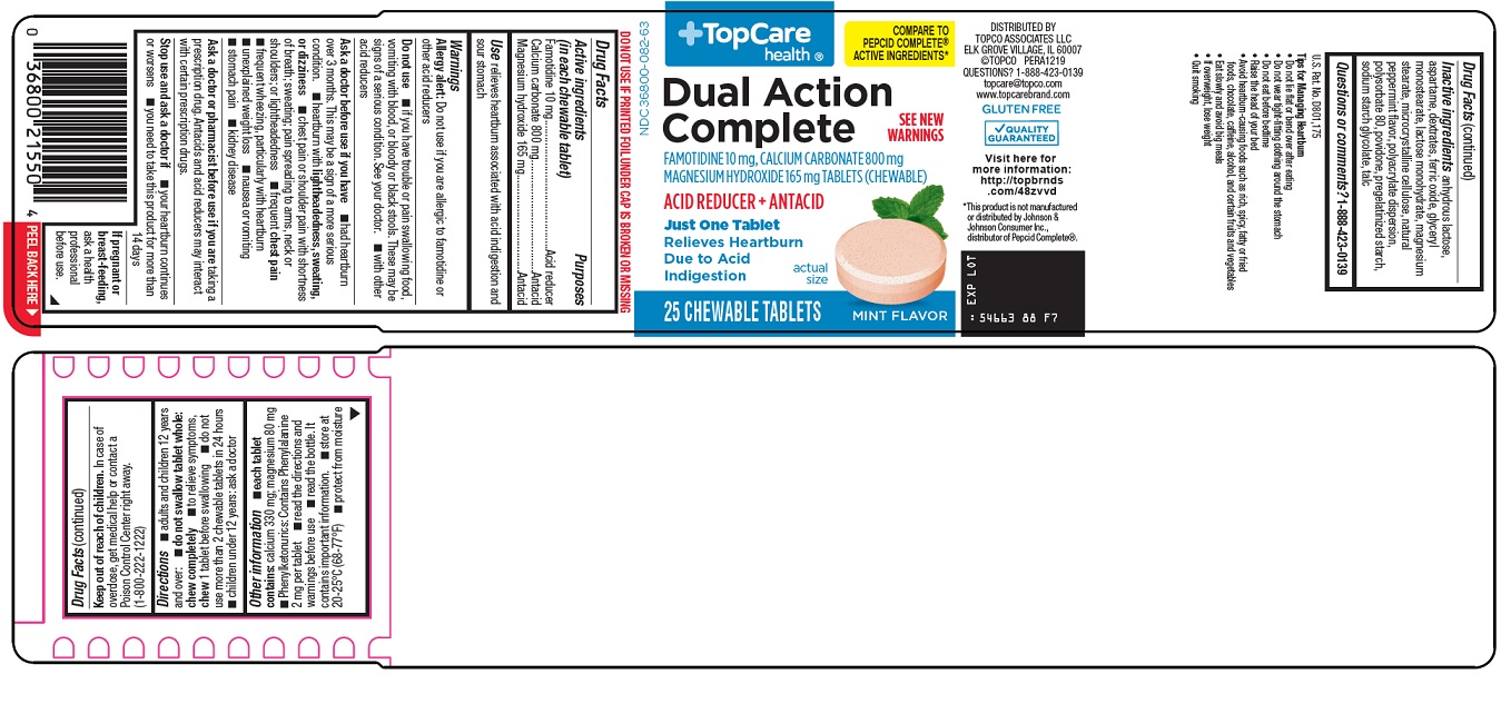 Pill image for Topco Associates Llc. Dual Action Complete Drug Facts