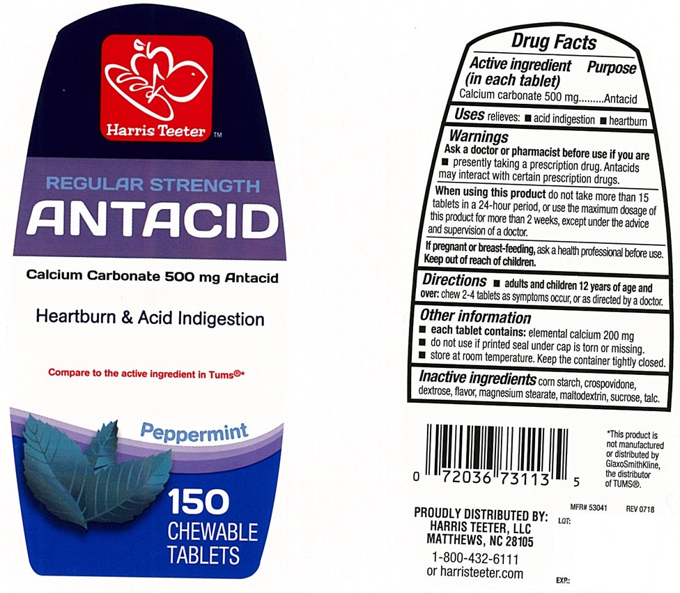 Pill image for Regular Strength Antacid Peppermint Chewable 113