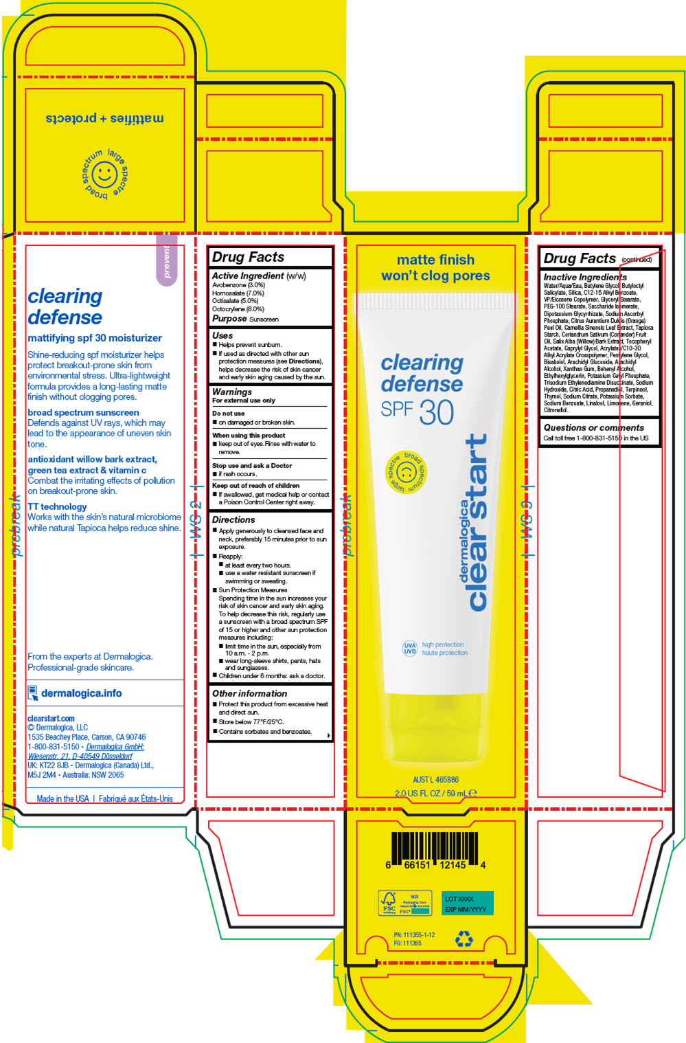 Pill image for Clearing Defense Spf30