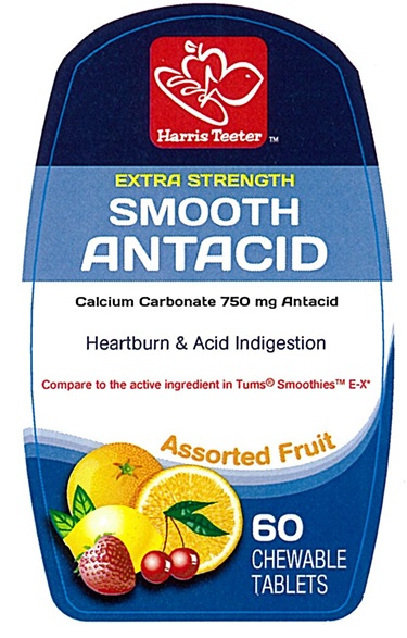 Pill image for Extra Strength Smooth Antacid Assorted Fruit