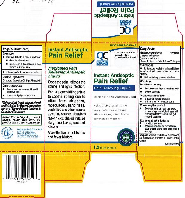 Pill image for Quality Choice Instant Antiseptic Pain Relief