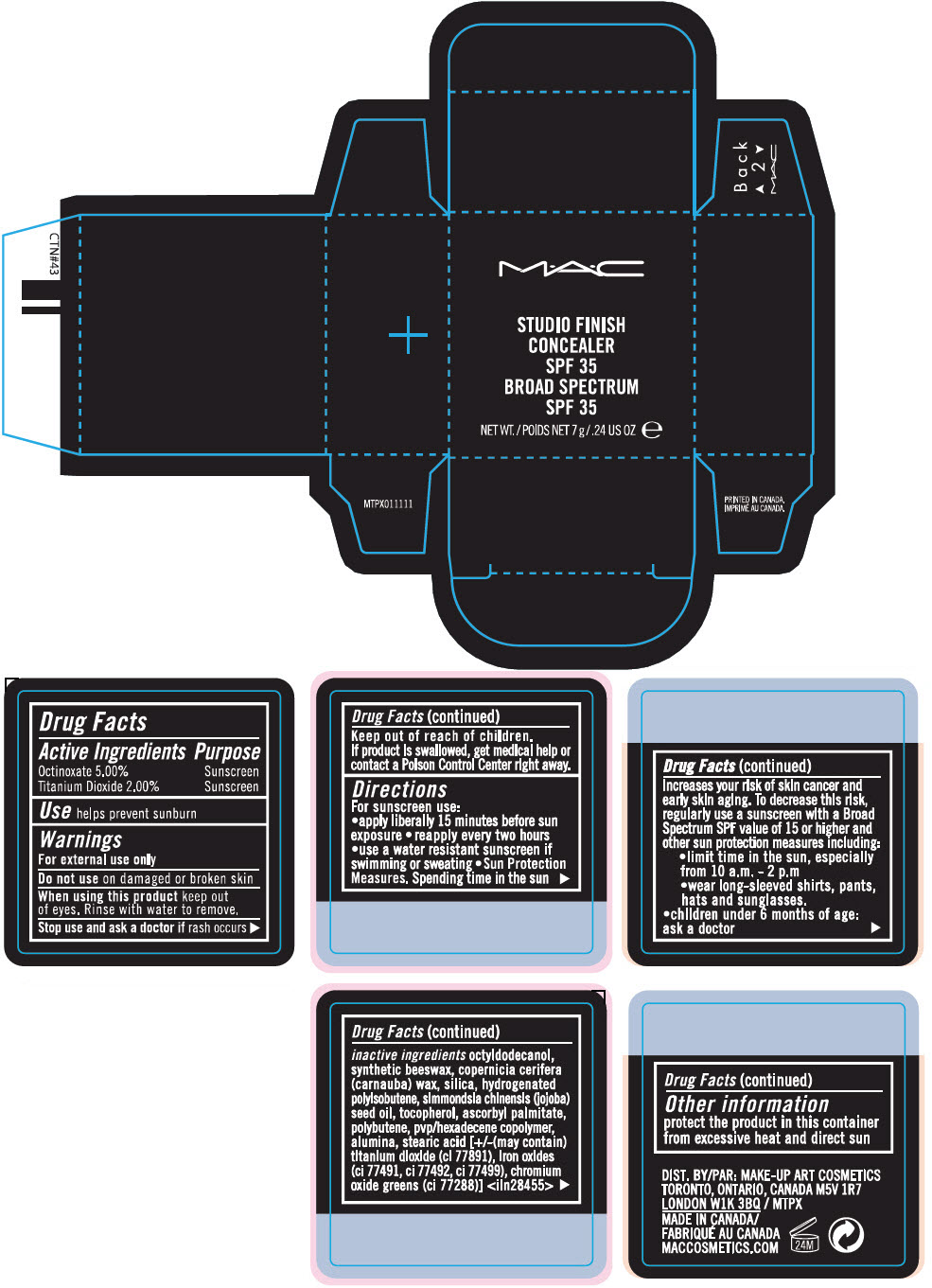 Pill image for Studio Finish Concealer Broad Spectrum Spf 35