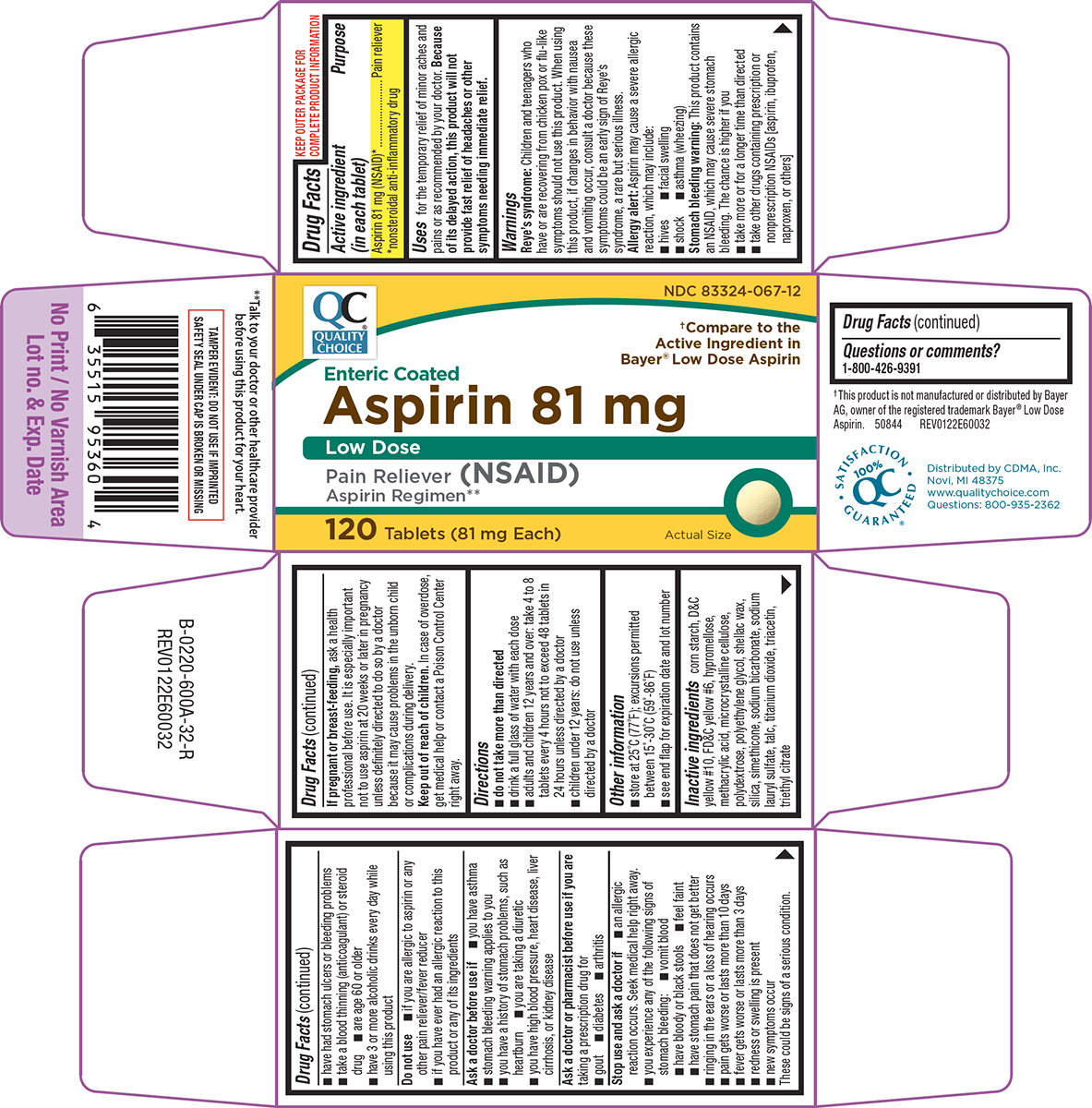 Pill image for Quality Choice 44-600a-ndc 83324-067