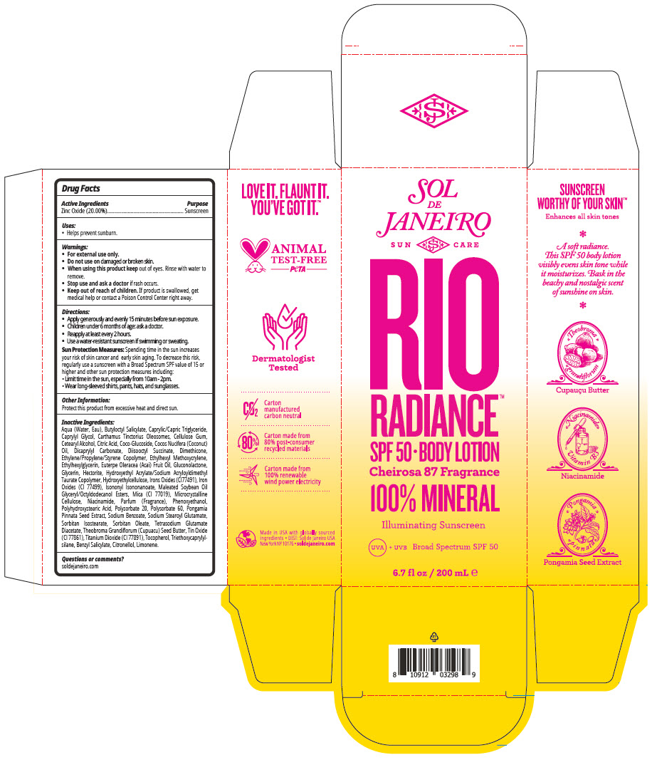 Pill image for Sol De Janiero Rio Radiance™ Spf 50 Body Lotion