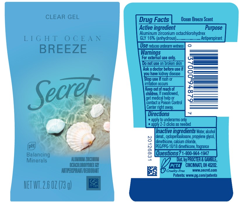 Pill image for Secret Light Ocean Breeze Clear