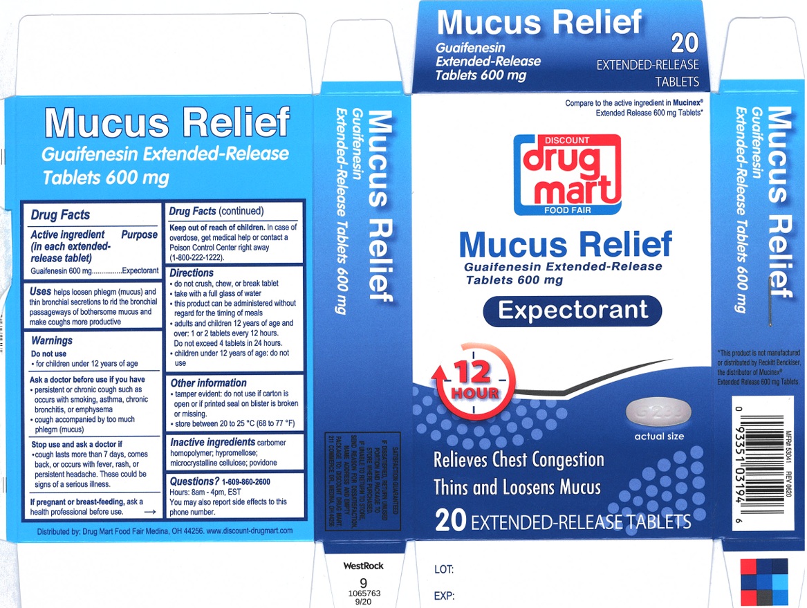 Pill image for Guaifenesin Extended-release Tablets 600 Mg