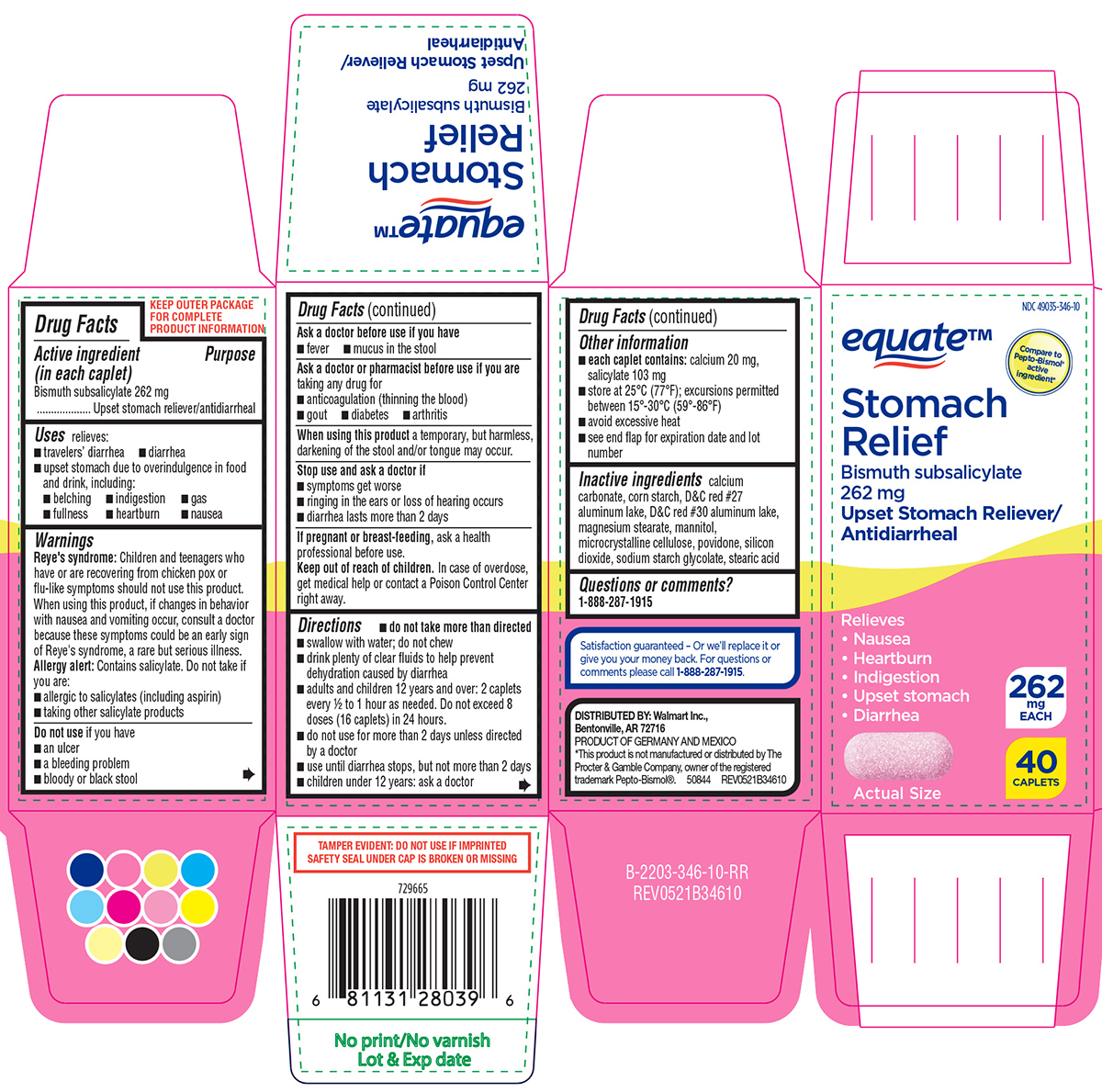 Pill image for Equate 44-346