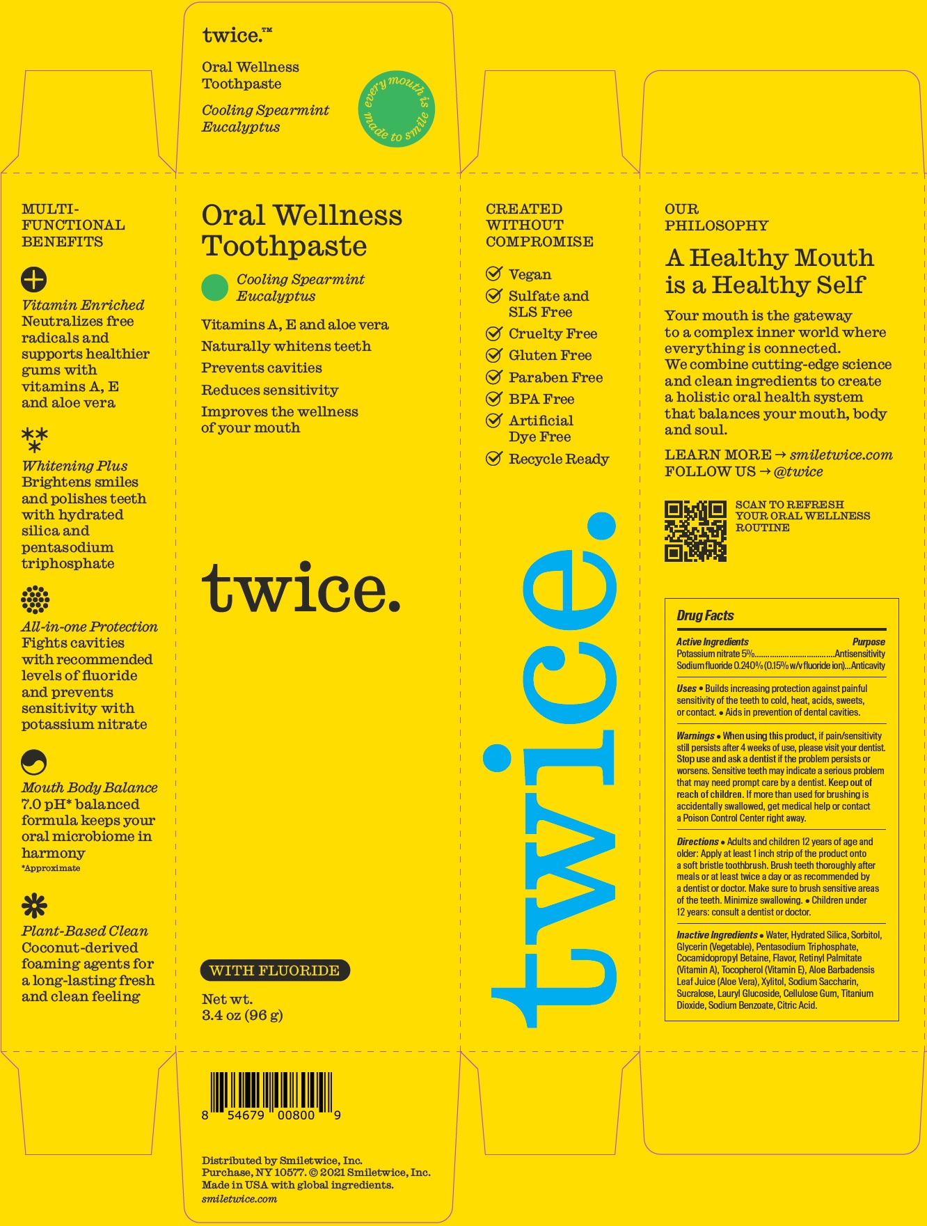 Pill image for Spearmint Eucalyptus Toothpaste