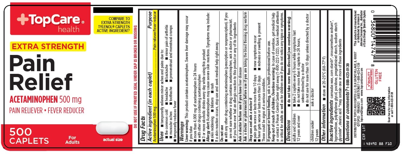 Pill image for Topcare Health Pain Relief Drug Facts