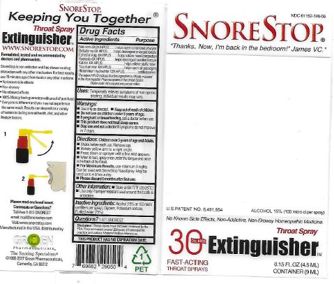 Pill image for Snore Stop Extinguisher Throat Spray 30 Fast-acting Throat Spray