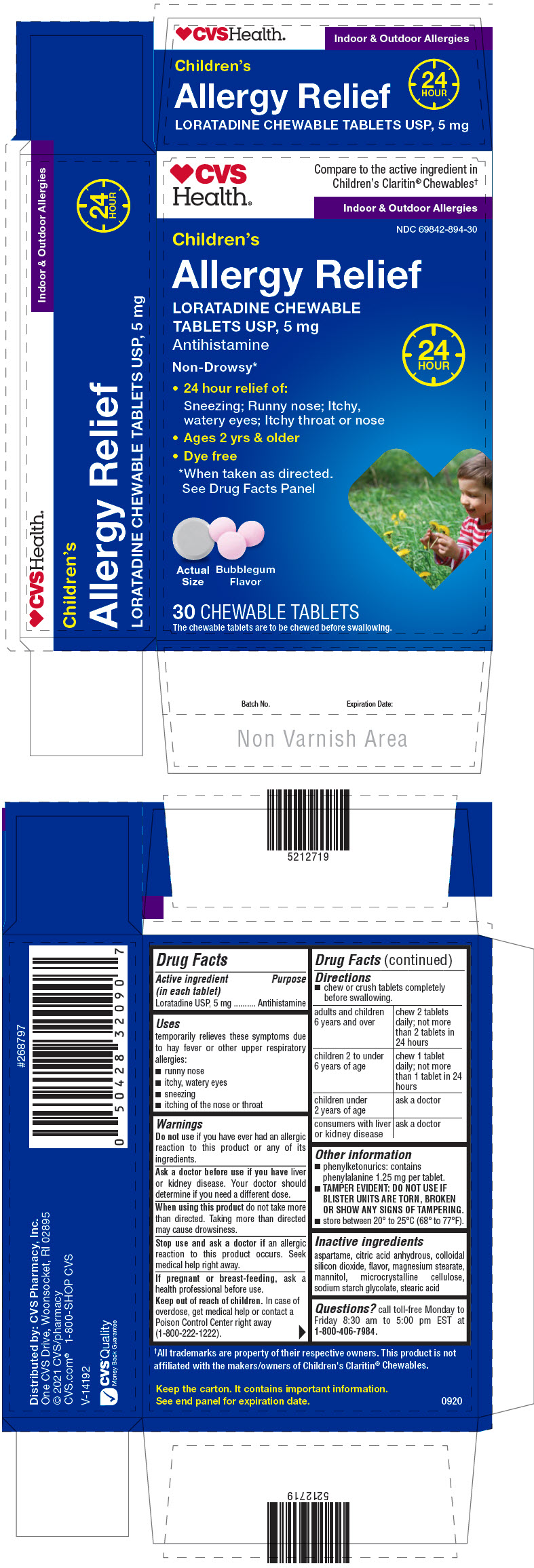 Pill image for Dye-free Children's Loratadine