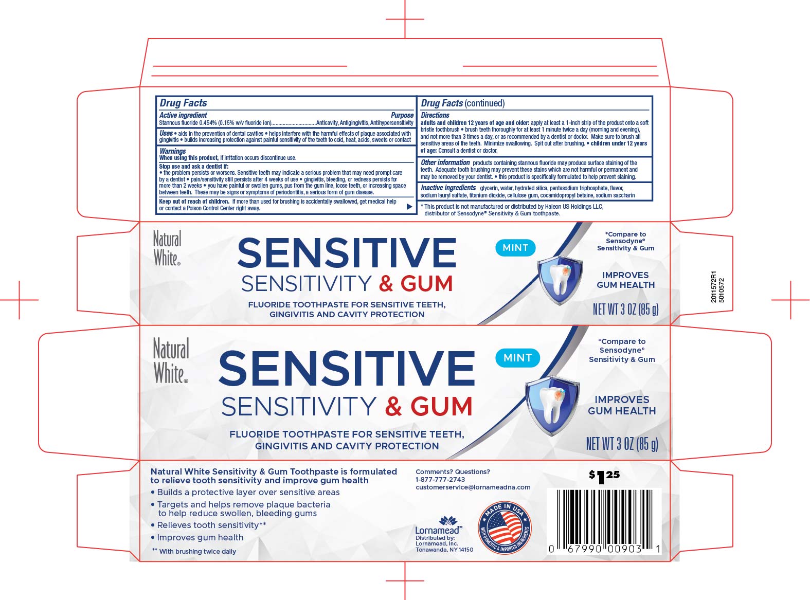 Pill image for 5010572 Dollar Tree Nw Sensitive & Gum Tp (8015053)
