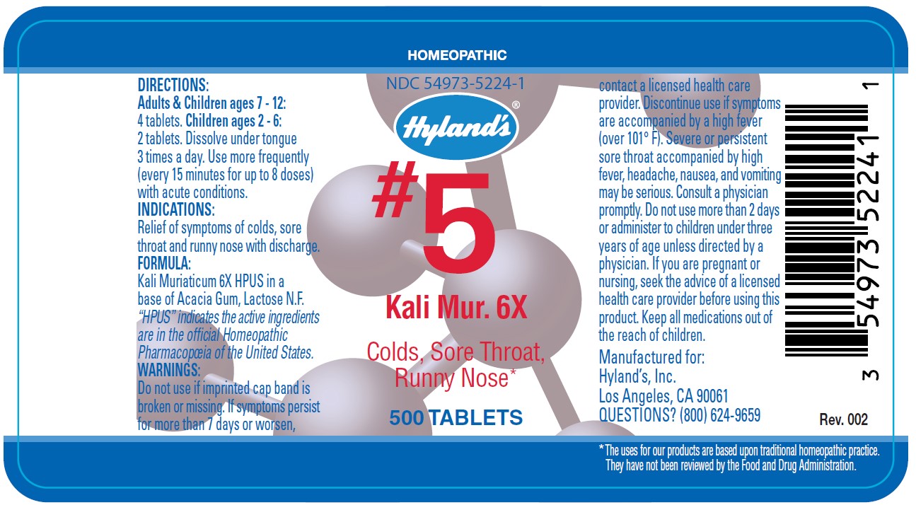 Pill image for #5 Kali Mur. 6x 500 Tablets