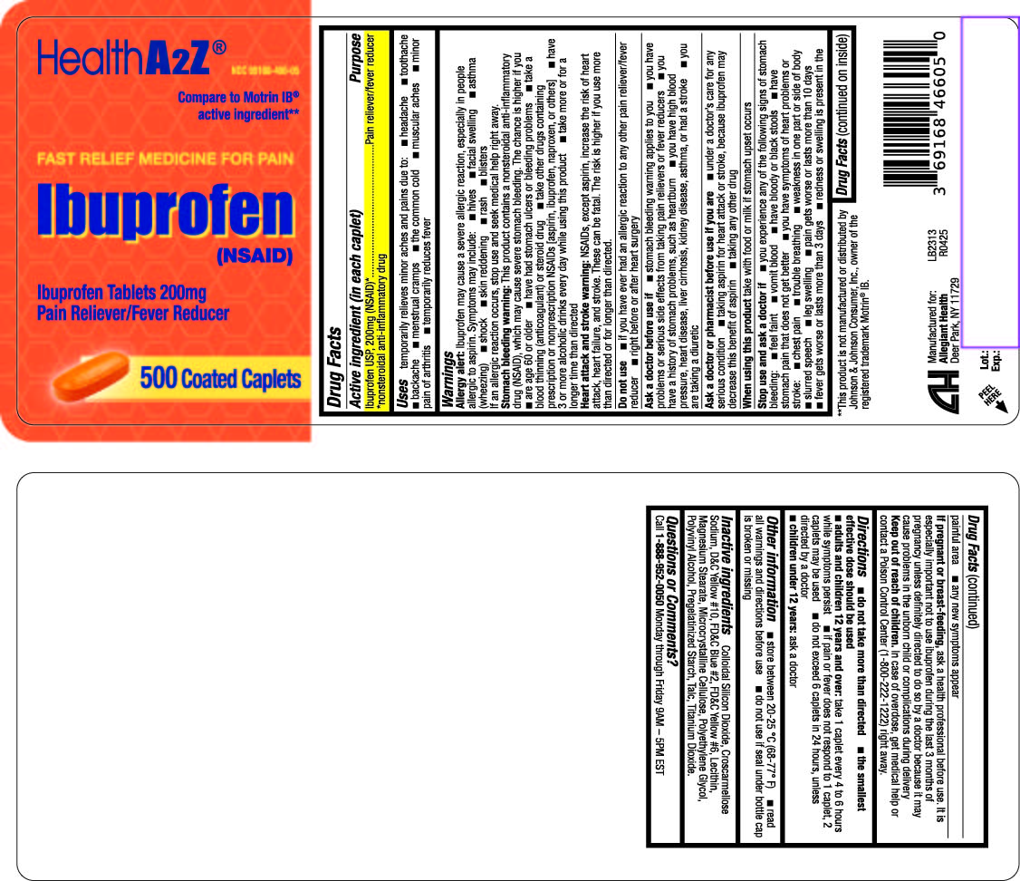 Pill image for 466 - Ibuprofen 200mg Caplet