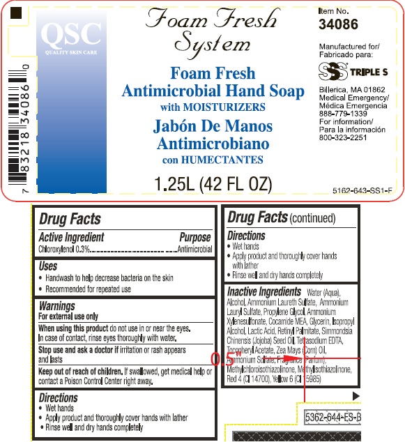 Pill image for Qsc Foam Fresh Antimicrobial Hand Soap