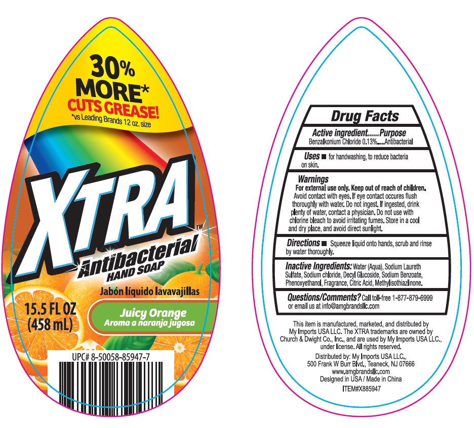 Pill image for Xtra Squeeze Antibacterial Hand Soap Juicy Orange
