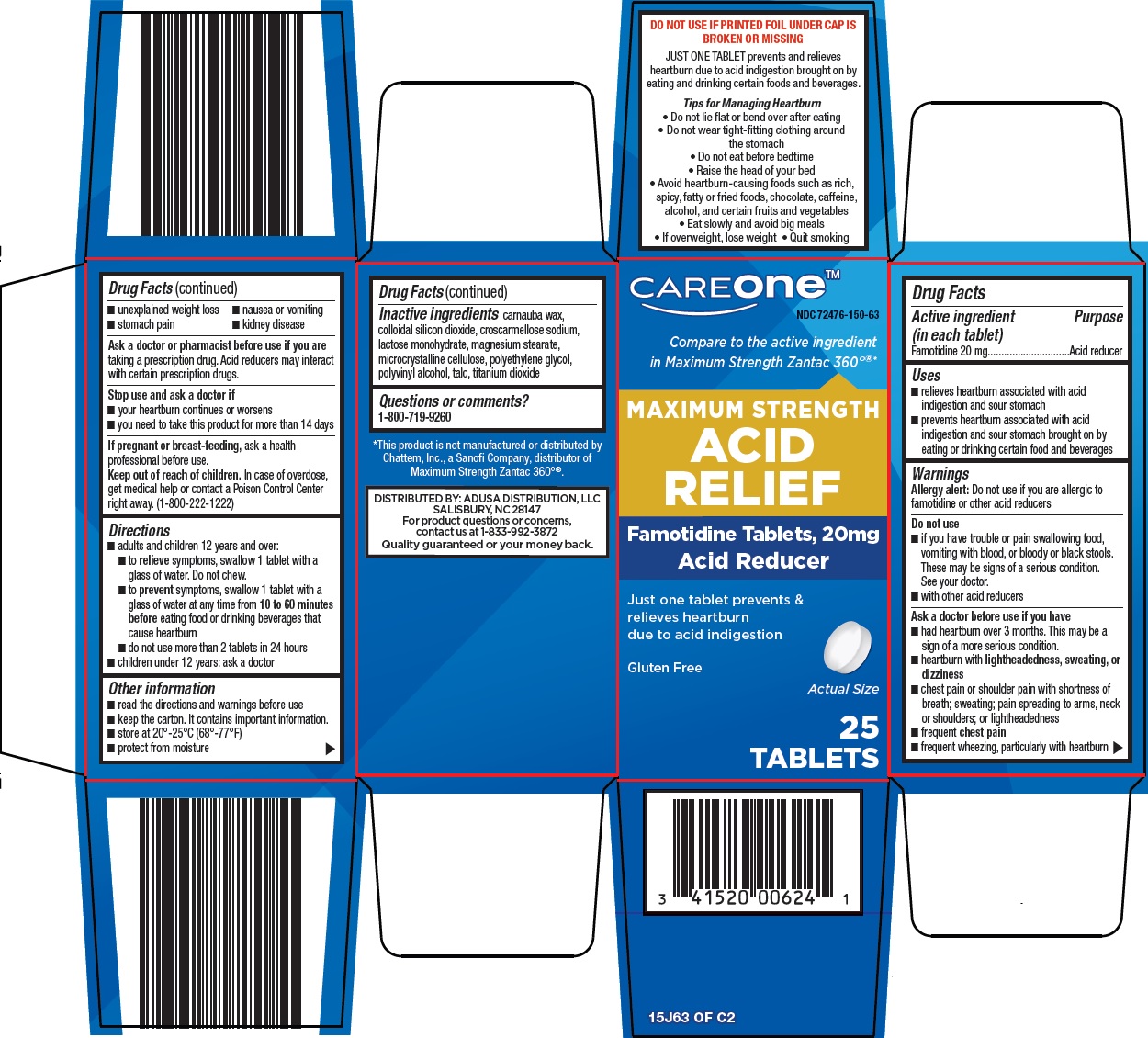 Pill image for Retail Business Services, Llc. Acid Relief Drug Facts