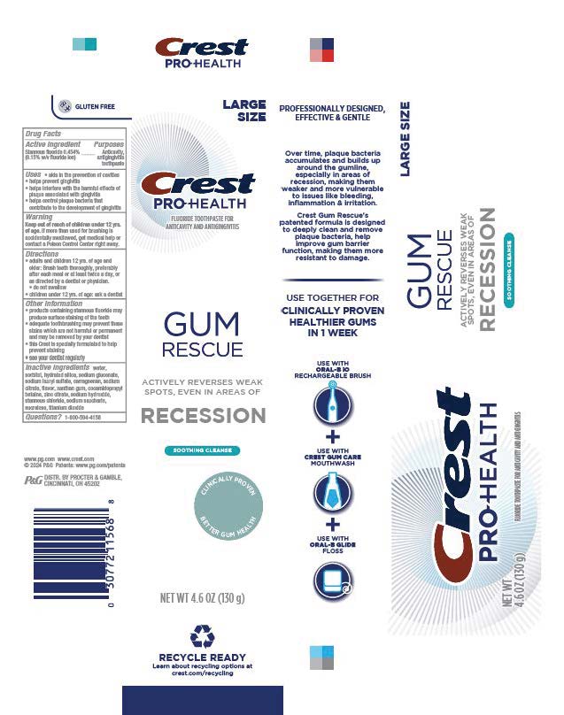Pill image for Crest Pro-health Gum Rescue Pro Soothing Clean
