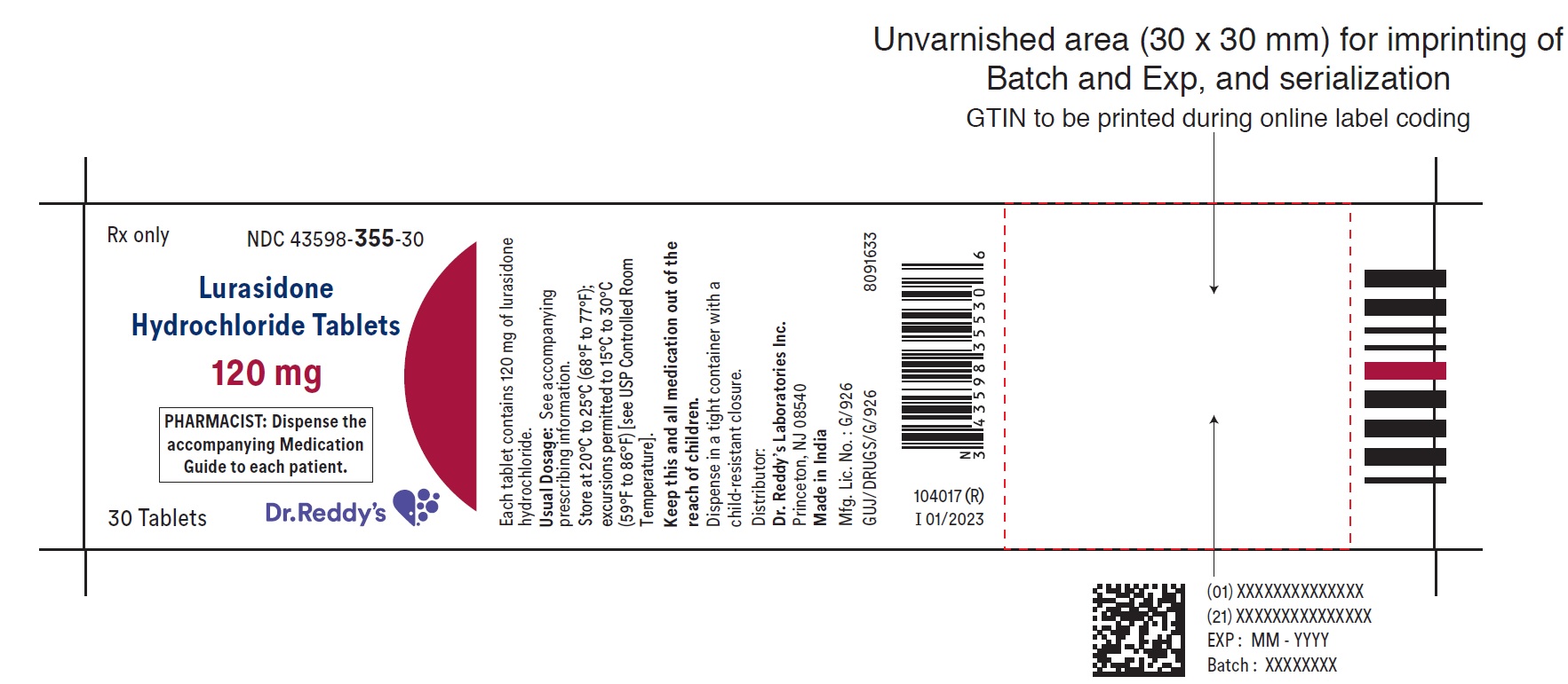Pill image for These Highlights Do Not Include All The Information Needed To Use Lurasidone Hydrochloride Tablets Safely And Effectively. See Full Prescribing Information For Lurasidone Hydrochloride Tablets.