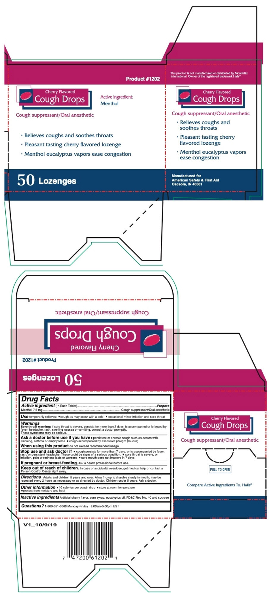 Pill image for Cherry Cough Drops