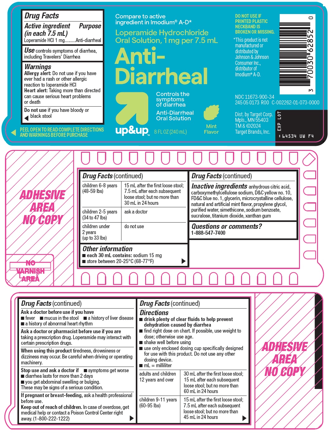 Pill image for Target Corporation Anti-diarrheal Drug Facts
