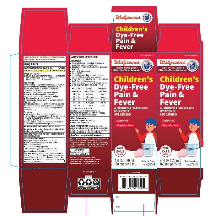 Pill image for Walgreen Children’s Pain+fever Relief