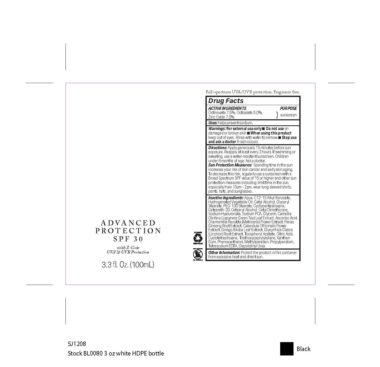 Pill image for Botanical Science - Advanced Protection Sunscreen Spf-30 (70712-103)