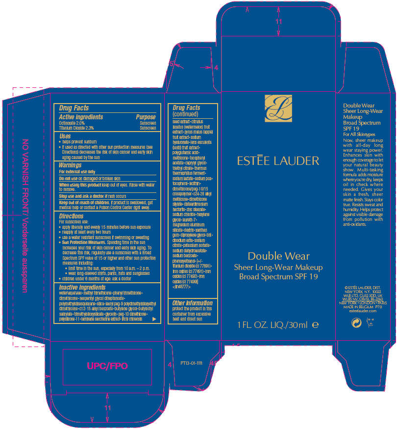 Pill image for Estee Lauder Double Wear Sheer Long-wear Makeup Broad Spectrum Spf 19