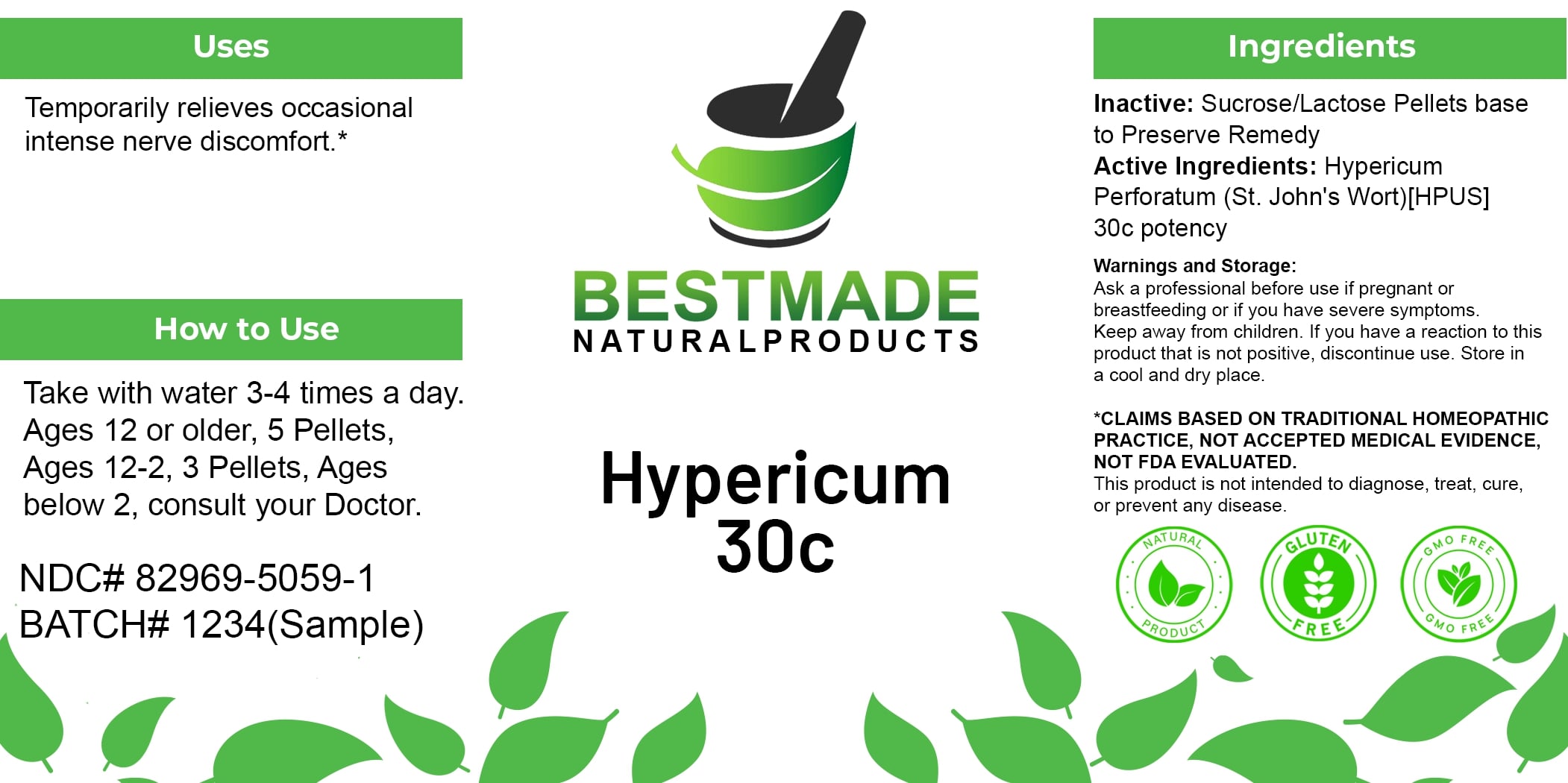Pill image for Hypericum 30c